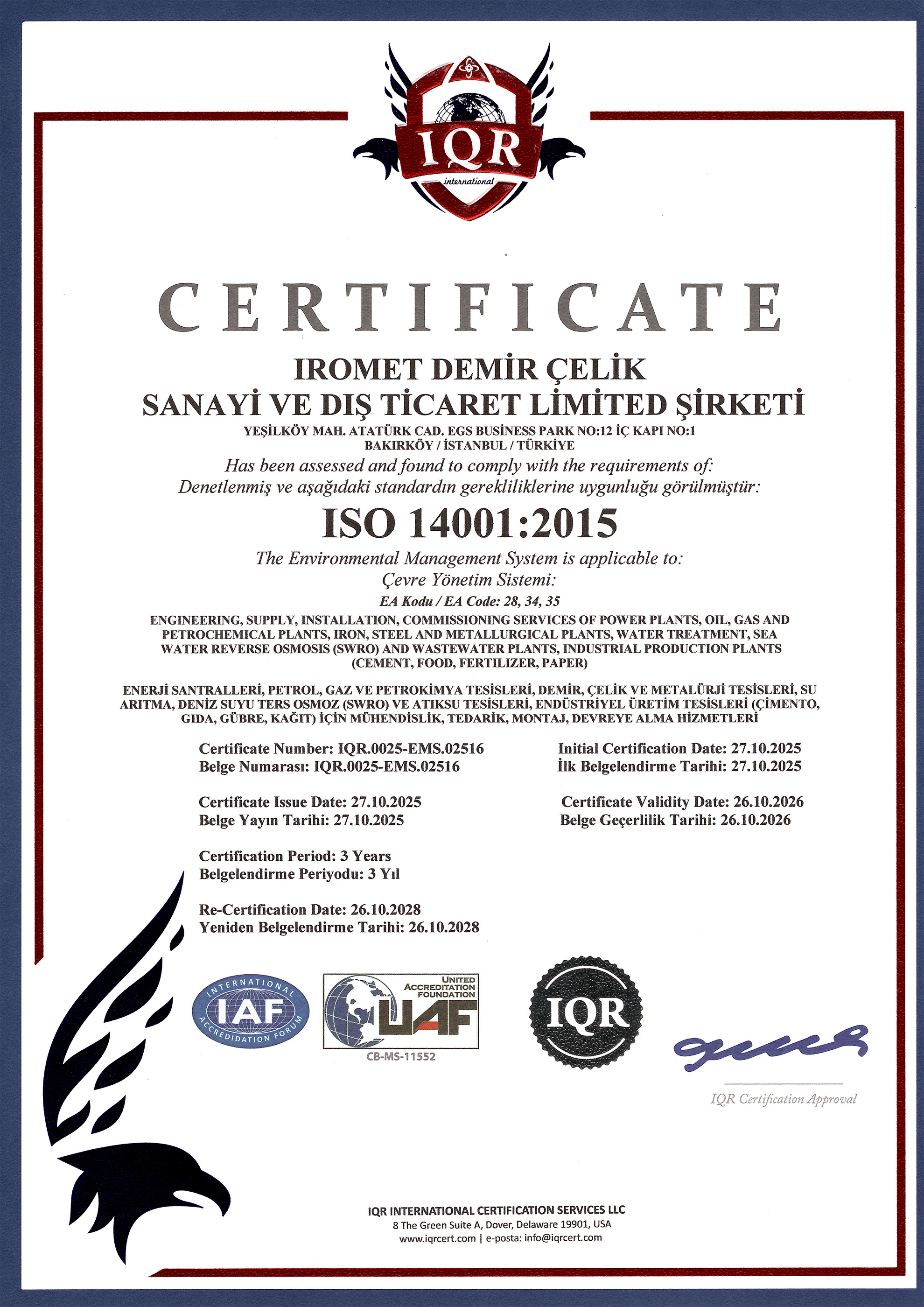 ISO 14001 2015
